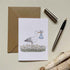 Stork Special Delivery Baby Boy Card - Bramble Wood and Co_Just Makers
