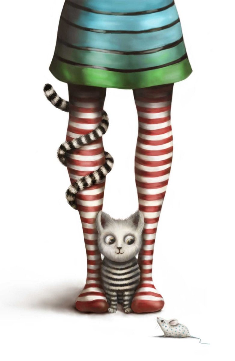 Stripes Glorious Stripes Greeting Card Demelsa Haughton - Just Makers Demelsa Haughton Illustration