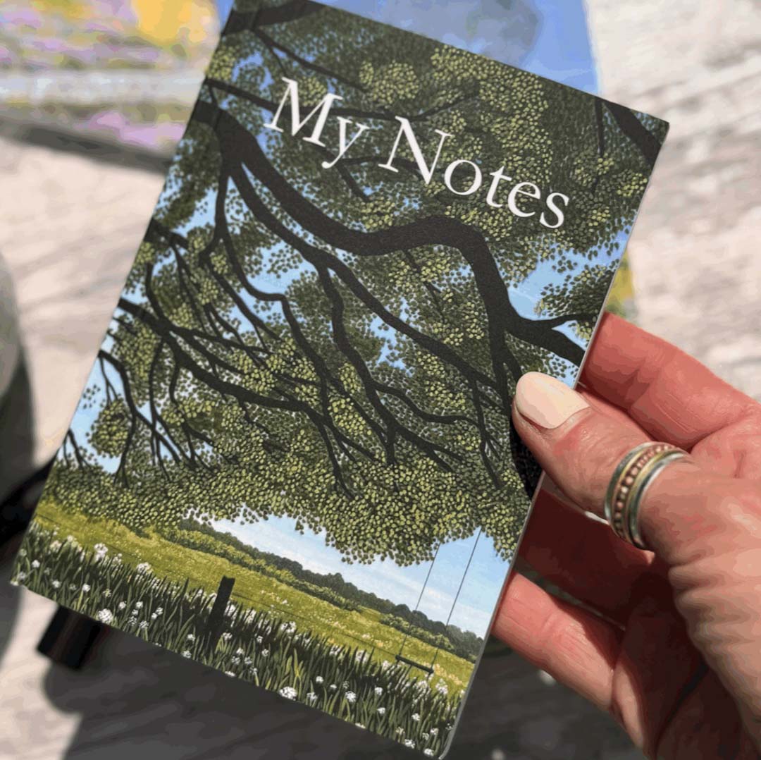 Summer Breeze Lined Notebook - Sarah Jane Nicholls_Just Makers