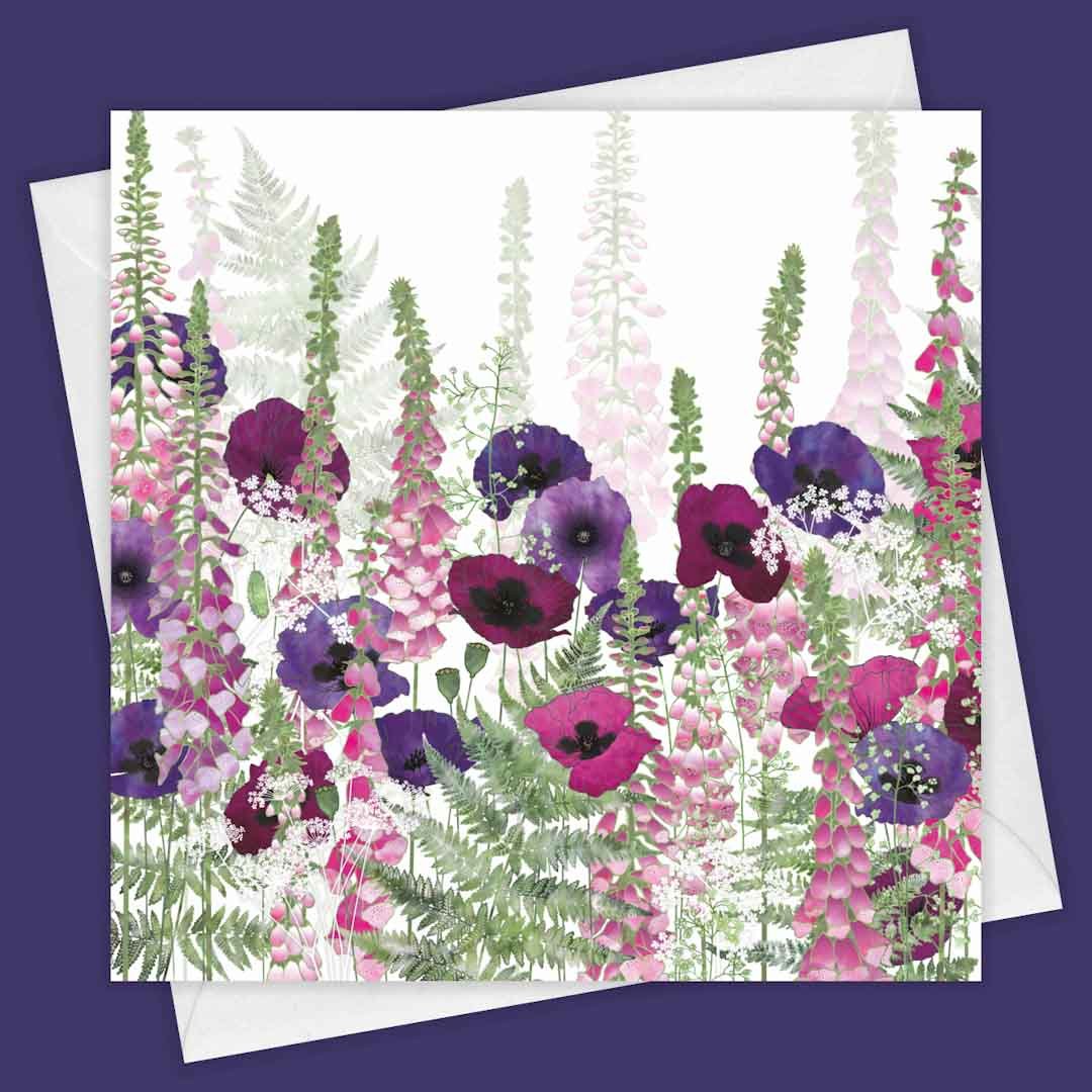 Summer Day Dream Greeting Card by Fiona Calder - Just Makers Fiona Calder Designs