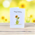 Sunflowers in a Vase Birthday Card - Beverley Holgate_Just Makers