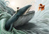 Swim Little Fishy Swim Greeting Card Demelsa Haughton_Just Makers