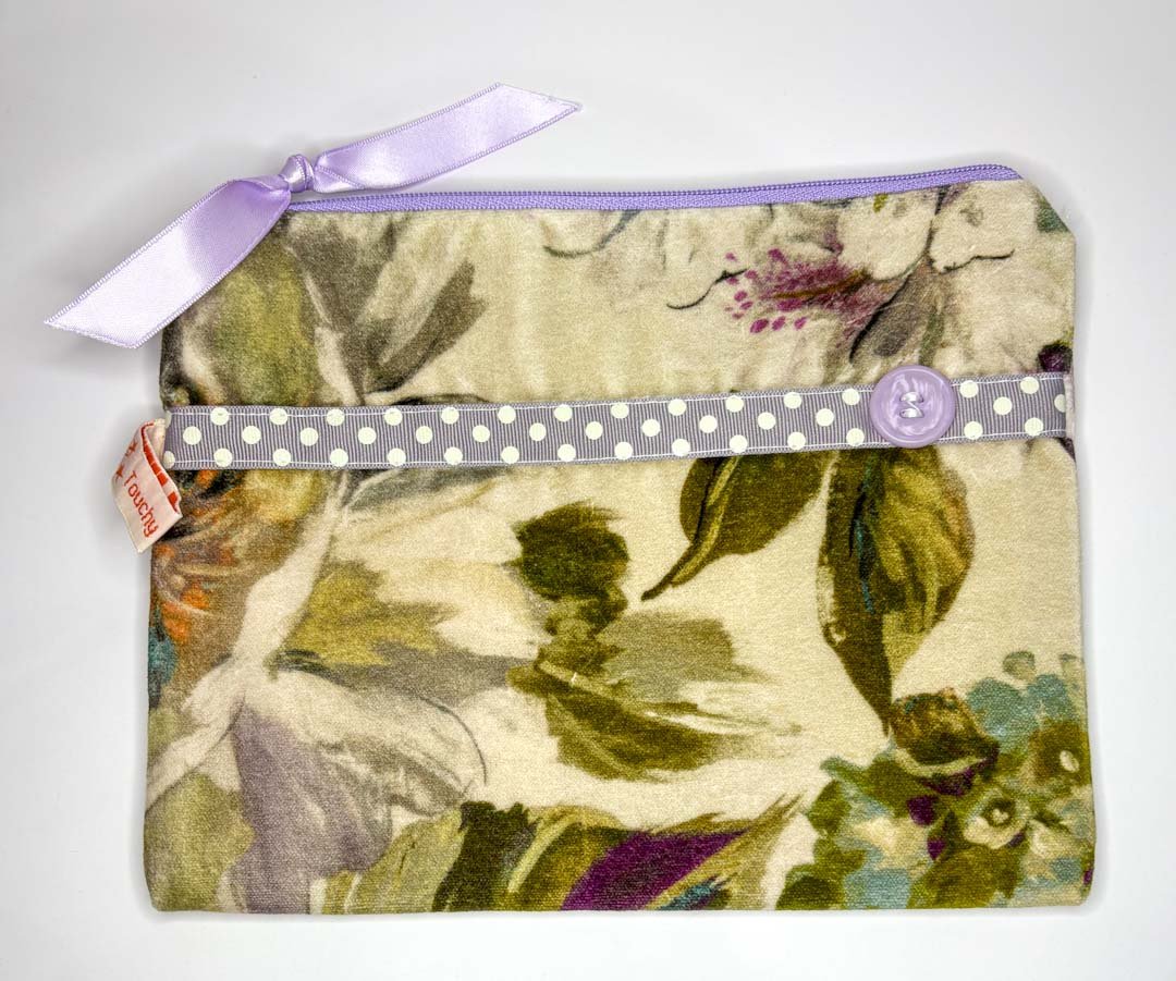 Textile Purse - Touchy Feely Textiles - Just Makers Touchy Feely Textiles