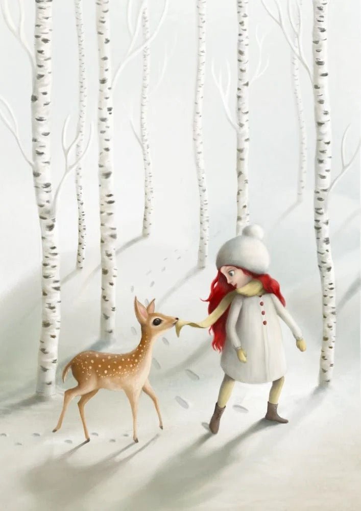 The Attention Seeking Fawn Greeting Card - Demelsa Haughton - Just Makers Demelsa Haughton Illustration