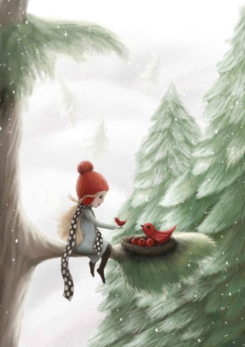 The Daring Rescue Greeting Card Demelsa Haughton - Just Makers Demelsa Haughton Illustration