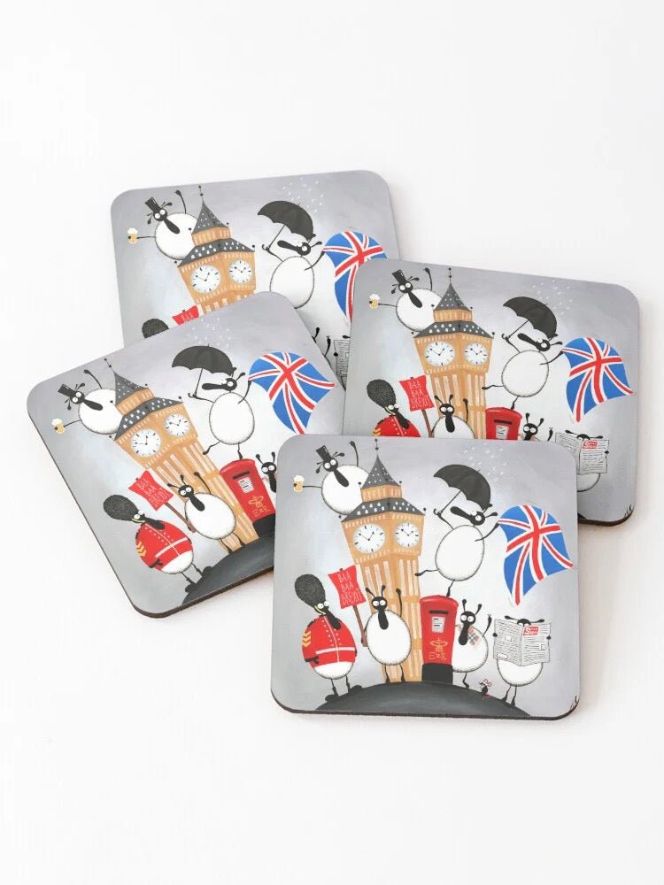 The Ewe.K Coaster - Mervyn Tay Art - Just Makers Mervyn Tay Art