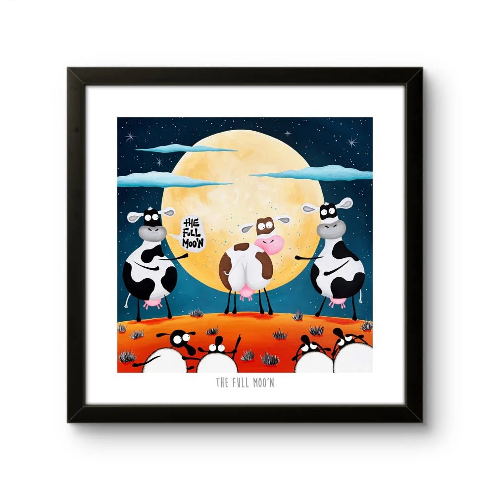 The Full Moon 10" Print - Mervyn Tay Art - Just Makers Mervyn Tay Art