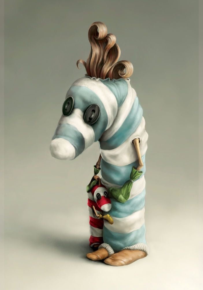 The Odd Socks Greeting Card Demelsa Haughton - Just Makers Demelsa Haughton Illustration