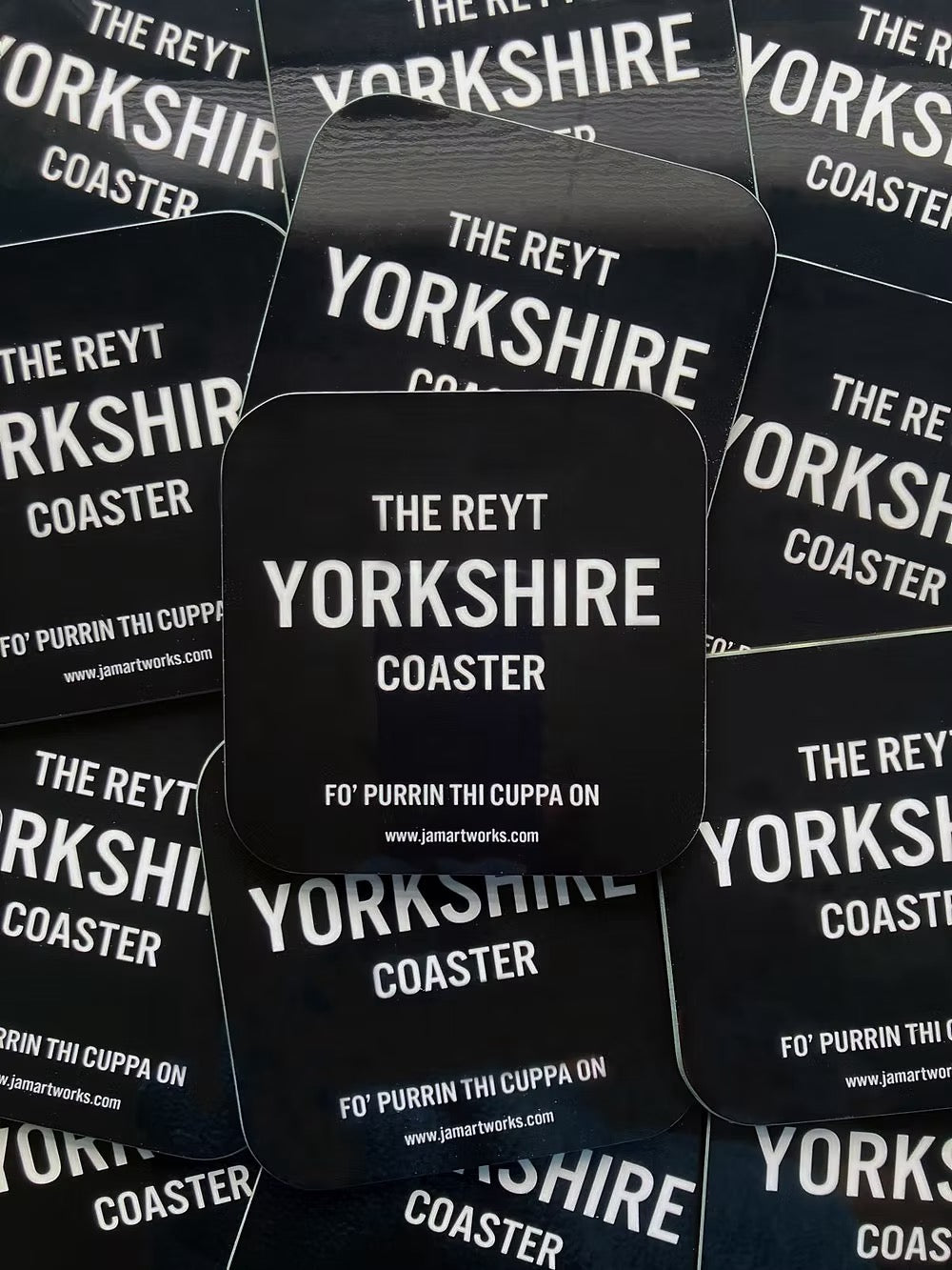 The Reyt Yorkshire Coaster - JAM Artwork_Just Makers
