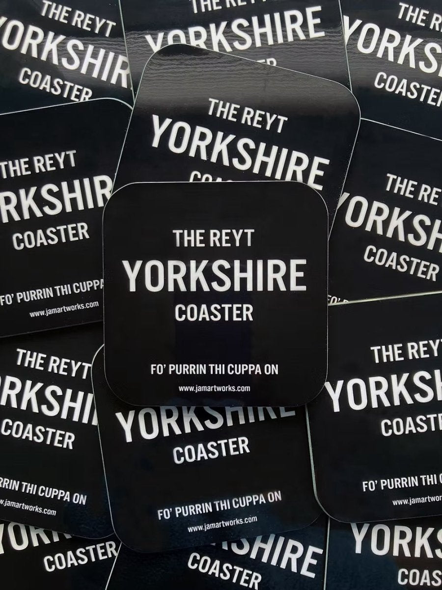 The Reyt Yorkshire Coaster - JAM Artwork - Just Makers JAM Artworks