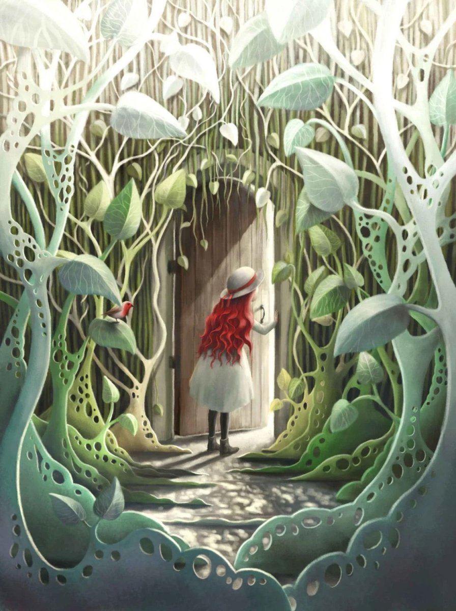 The Secret Garden Greeting Card Demelsa Haughton - Just Makers Demelsa Haughton Illustration