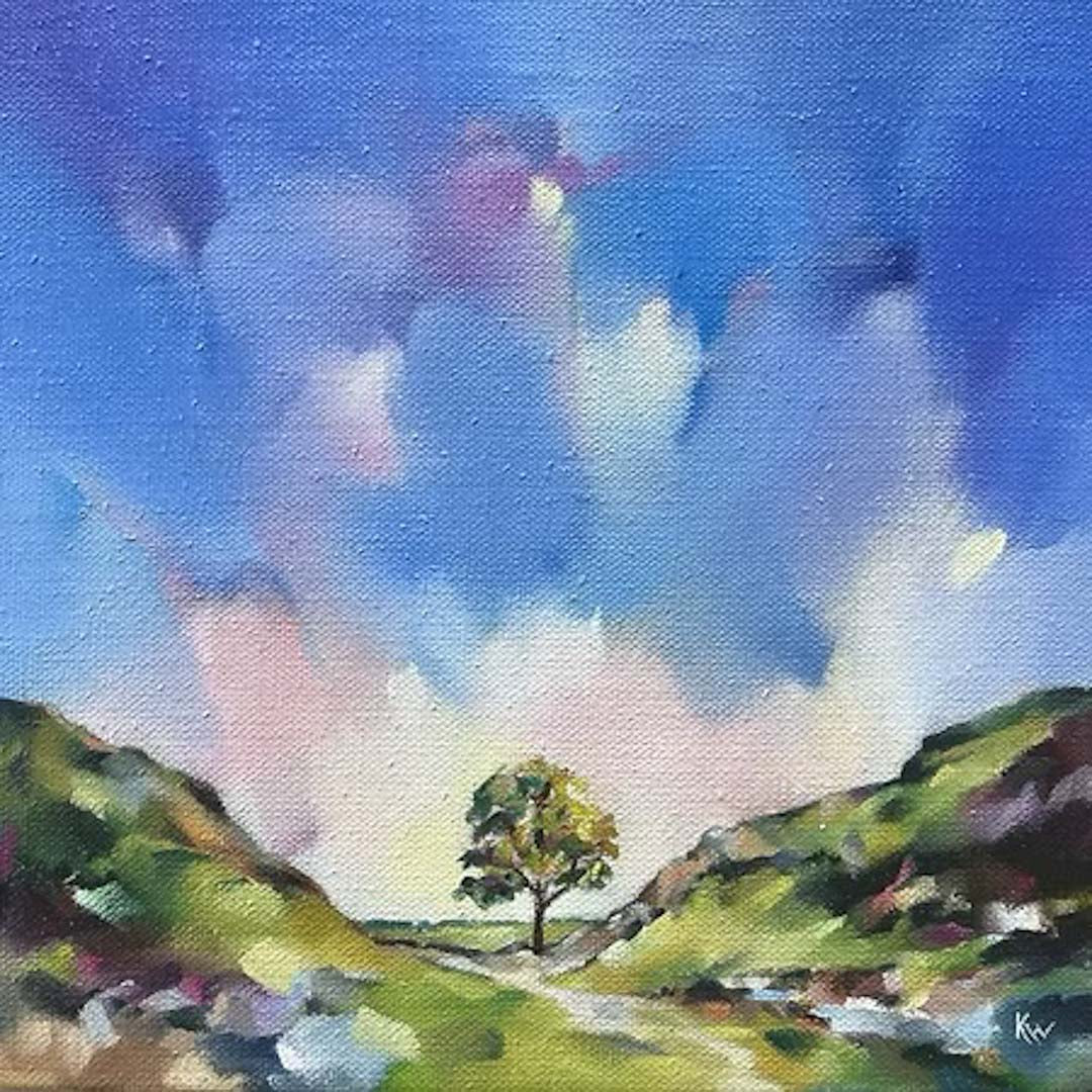 The Sycamore Gap Tree Greeting Card - Katherine Whitby - Just Makers Katherine Whitby
