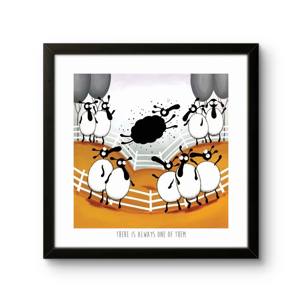 There is Always One of Them 10" Print - Mervyn Tay Art - Just Makers Mervyn Tay Art