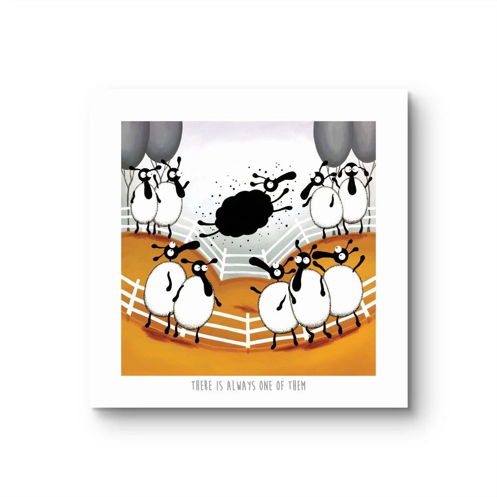 There is Always One of Them 10" Print - Mervyn Tay Art - Just Makers Mervyn Tay Art