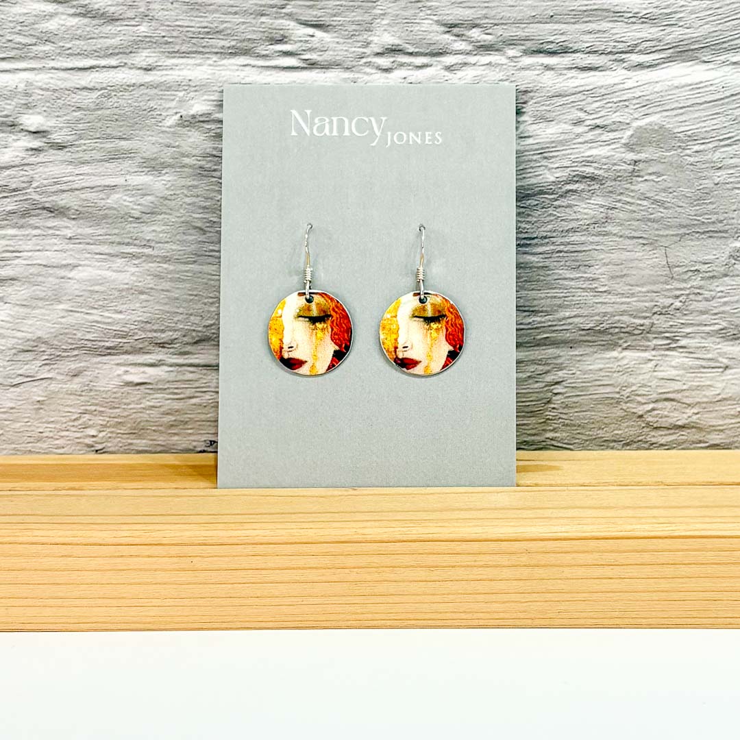 Tiny Golden Tears Earrings - Nancy Jones_Just Makers
