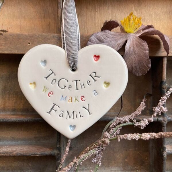 Together We Make a Family Heart - Jamali Annay Designs - Just Makers Jamali Annay Designs