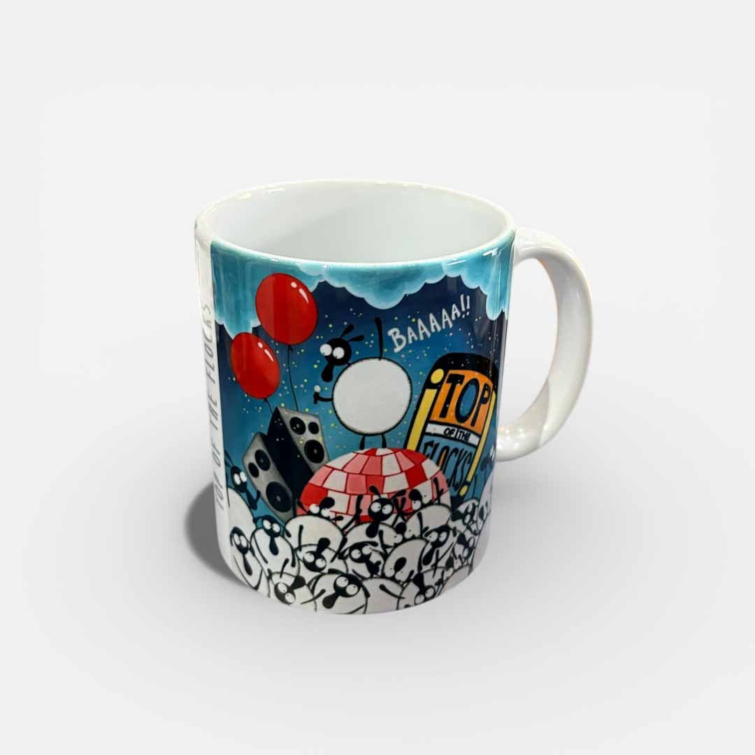 Top of the Flocks Ceramic Mug - Mervyn Tay Art - Just Makers Mervyn Tay Art