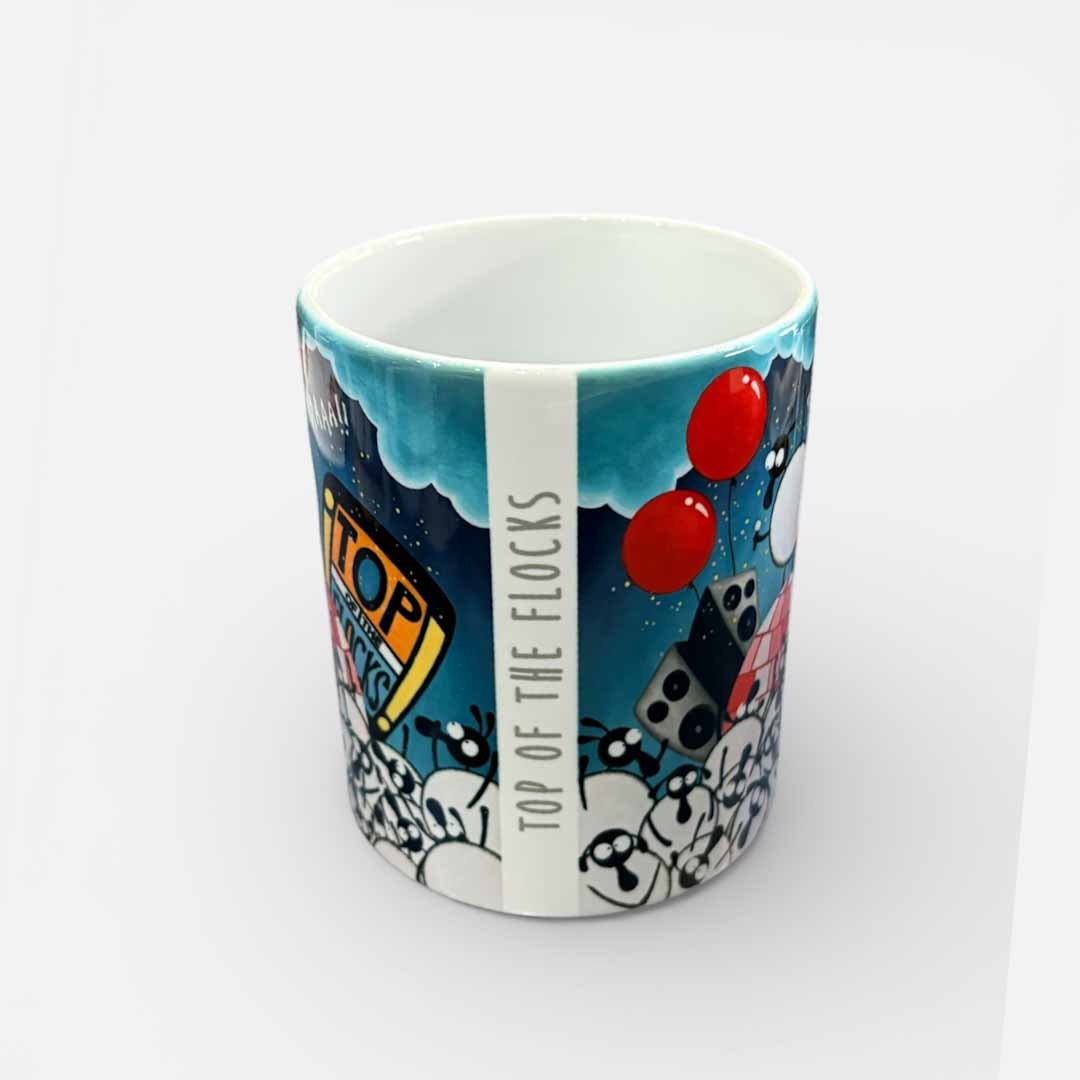 Top of the Flocks Ceramic Mug - Mervyn Tay Art - Just Makers Mervyn Tay Art