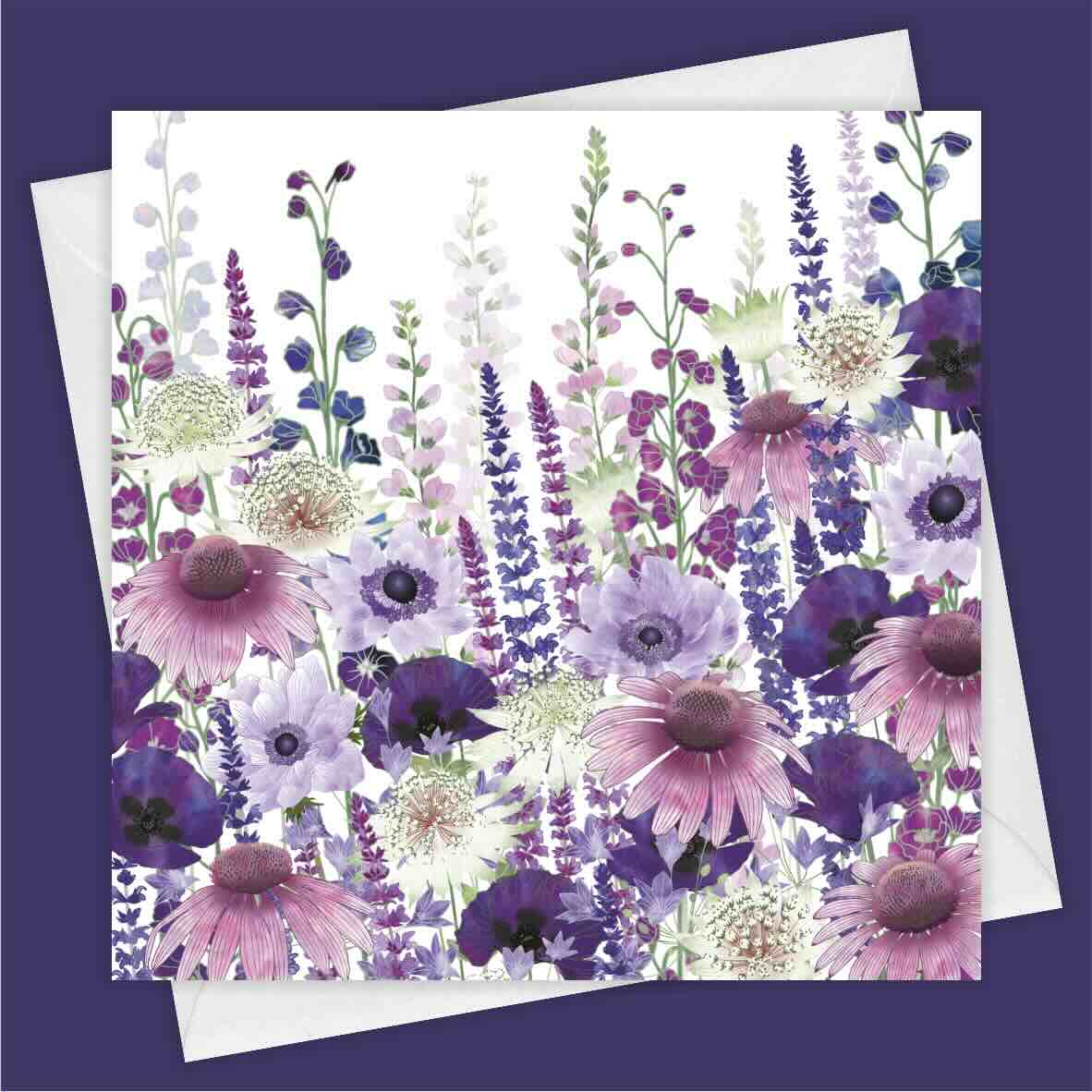 Tranquillity Garden Greeting Card Fiona Calder_Just Makers