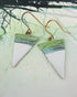 Triangular earrings dangly by 830 degrees_Just Makers