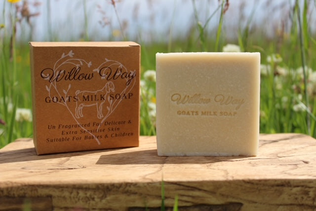 Unfragranced Goats Milk Soap – Willow Way_Just Makers