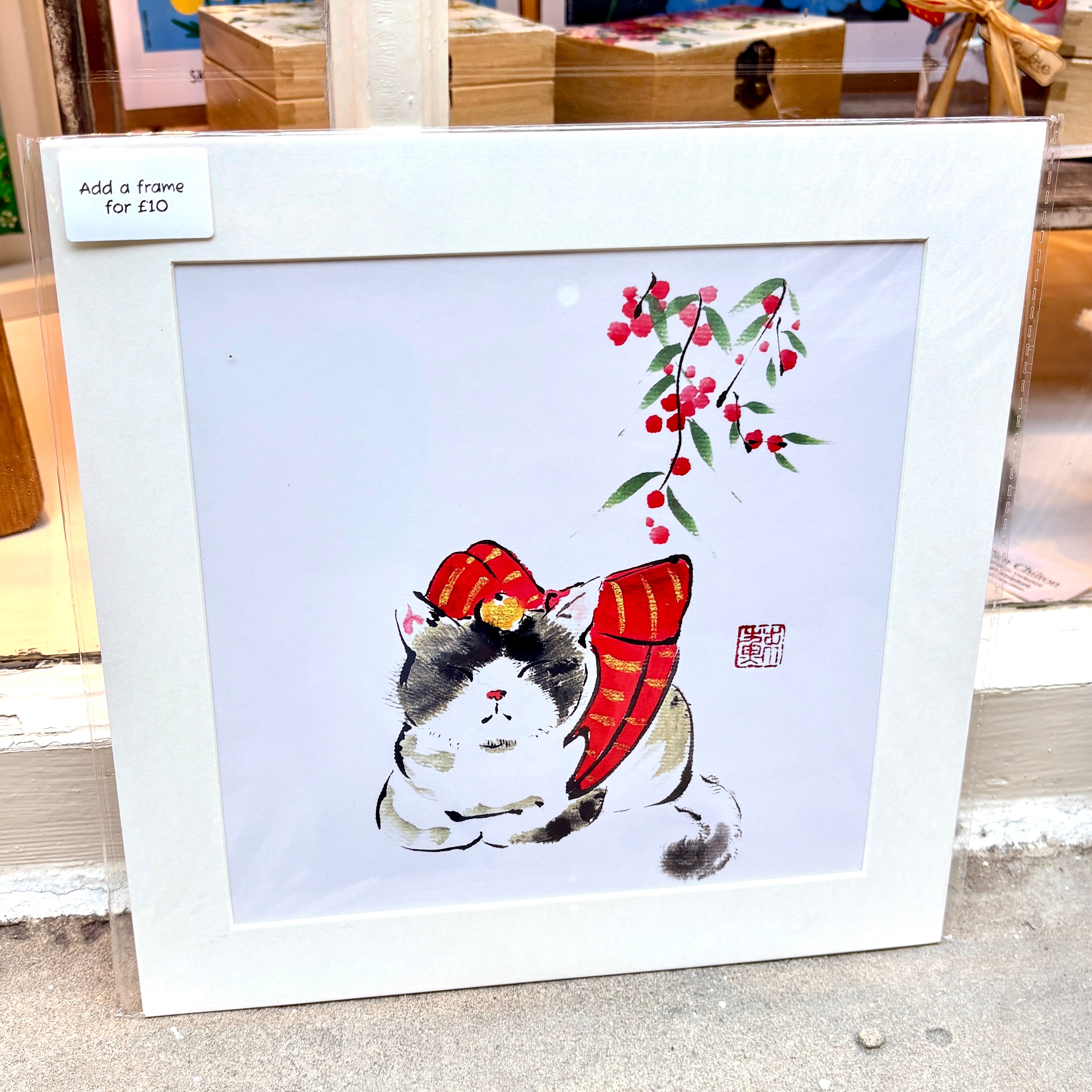Unframed Cat Art Print - Su Yao_Just Makers