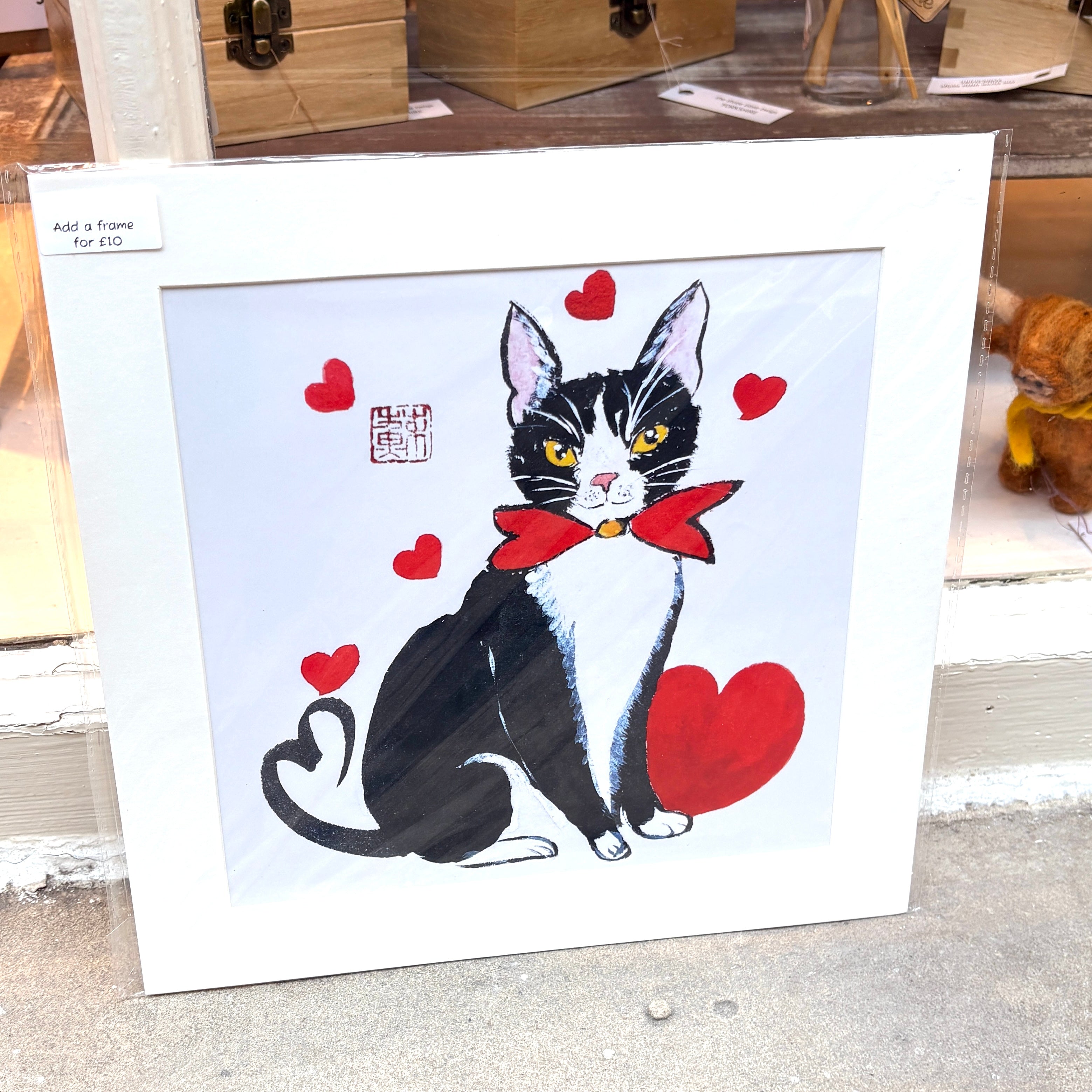 Unframed Cat Art Print - Su Yao_Just Makers