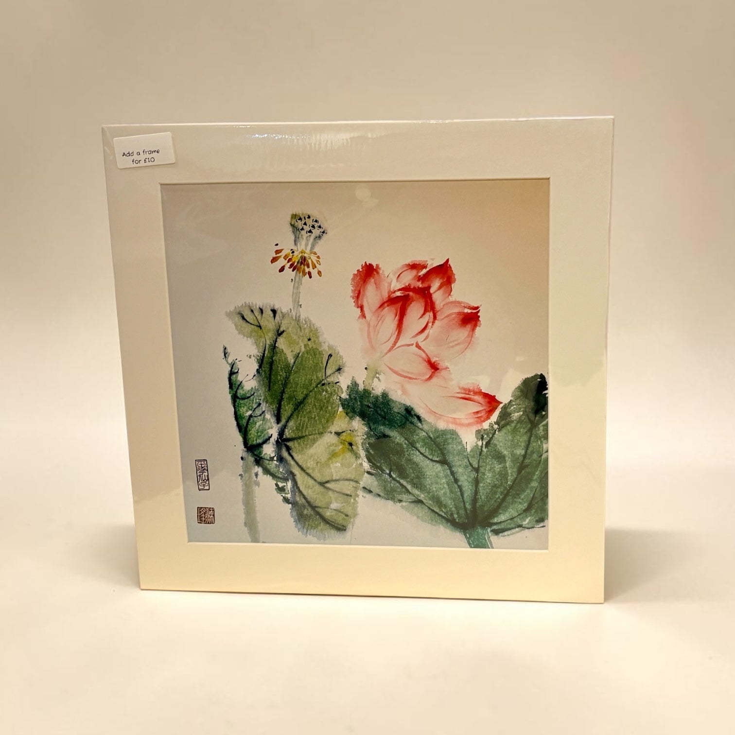 Unframed Pink Lotus Flower Art Print - Su Yao_Just Makers