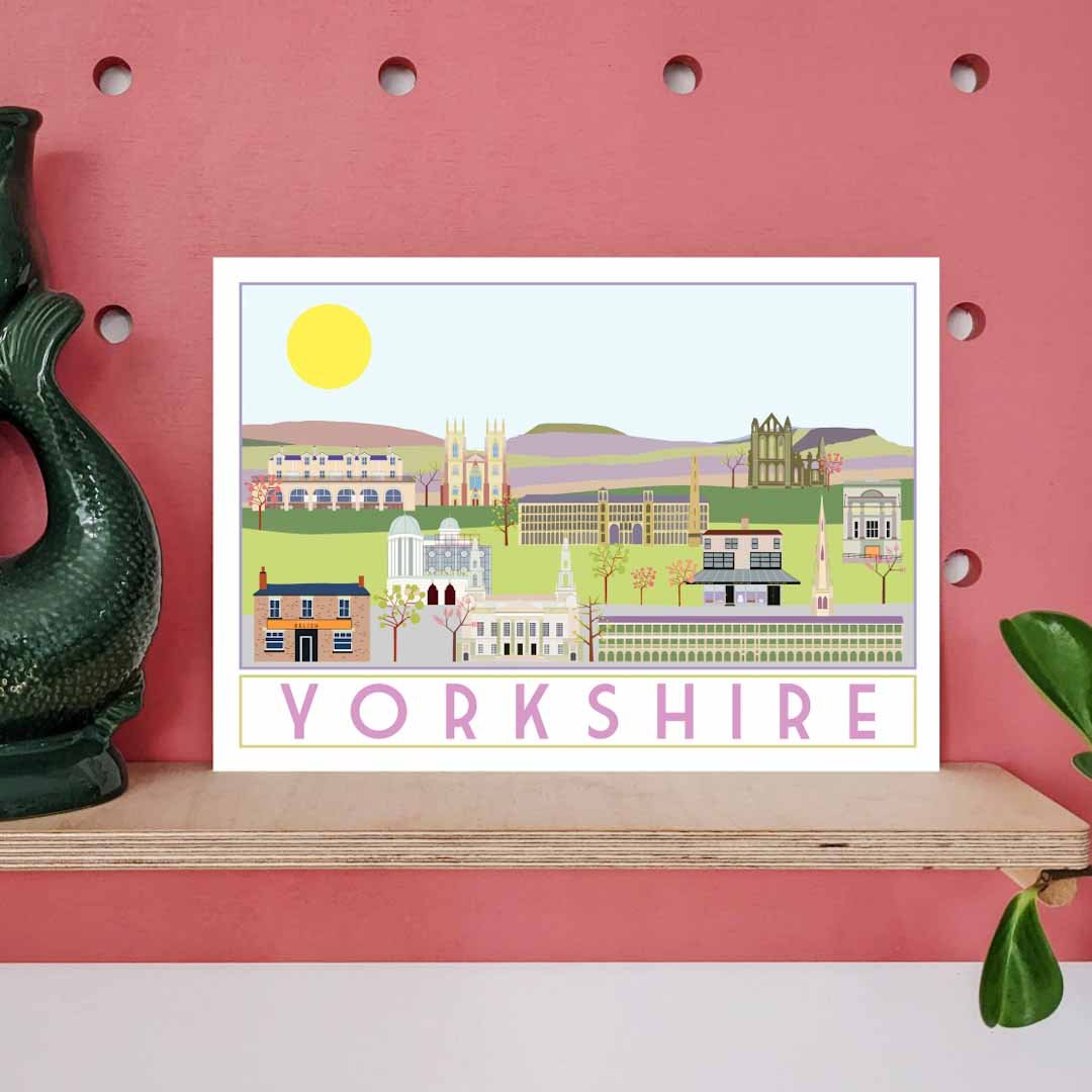 Yorkshire A4 Print - Sweetpea and Rascal - Just Makers Sweetpea and Rascal