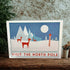 Visit the North Pole Travel Poster Christmas Card - Sweetpea and Rascal_Just Makers