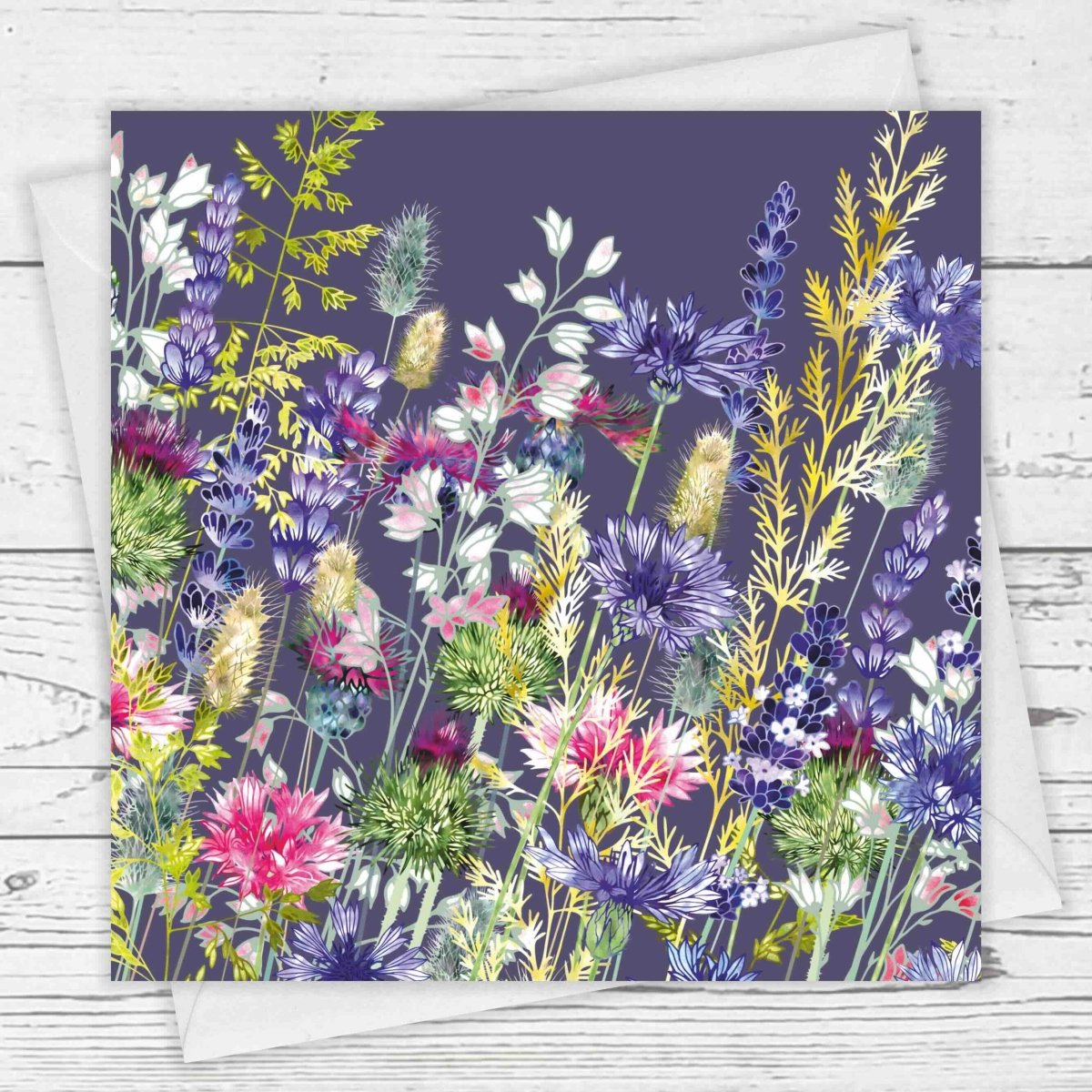 Wandering Through Whimsy Greeting Card by Fiona Calder - Just Makers Fiona Calder Designs