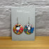 Washi Doll Disc Earrings - Nancy Jones_Just Makers