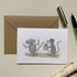 Whiskers and Champagne Delight Card - Bramble Wood and Co_Just Makers