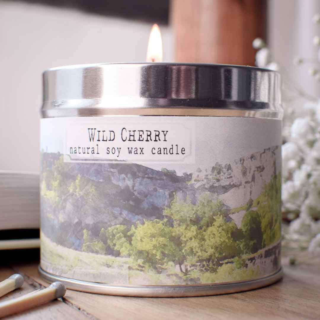 Wild Cherry Natural Soy Candle - Dales Studios Co - Just Makers Dales Studios Co
