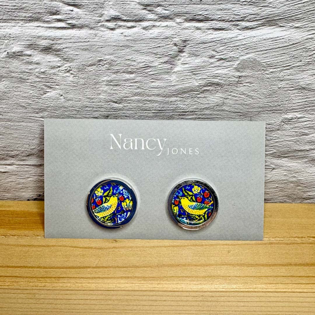 William Morris Cufflinks - Nancy Jones - Just Makers Nancy Jones Jewellery
