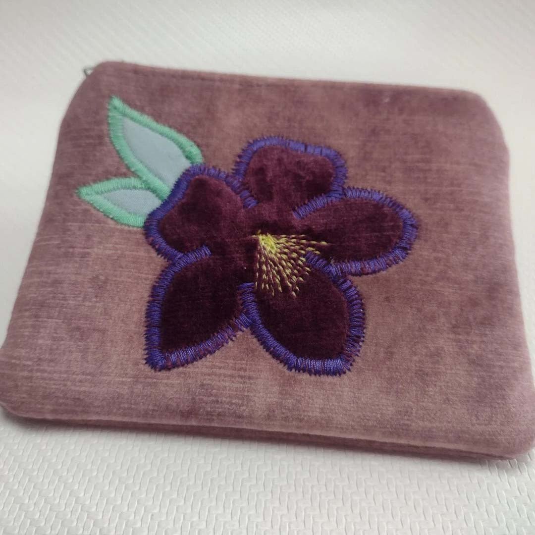 Winter Flower Purse Made by Marianne - Just Makers Made by Marianne