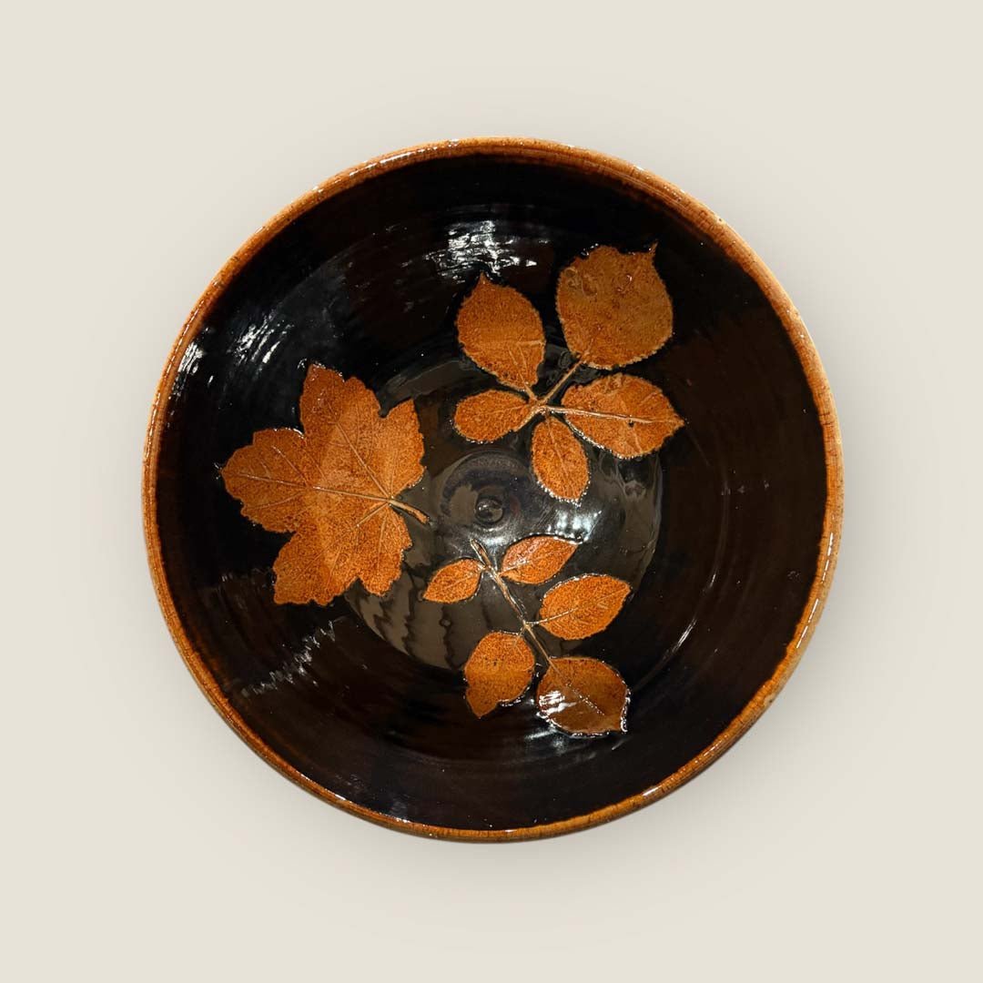 Wold Pottery Large Leaf Bowl - Design One - Just Makers Wold Pottery