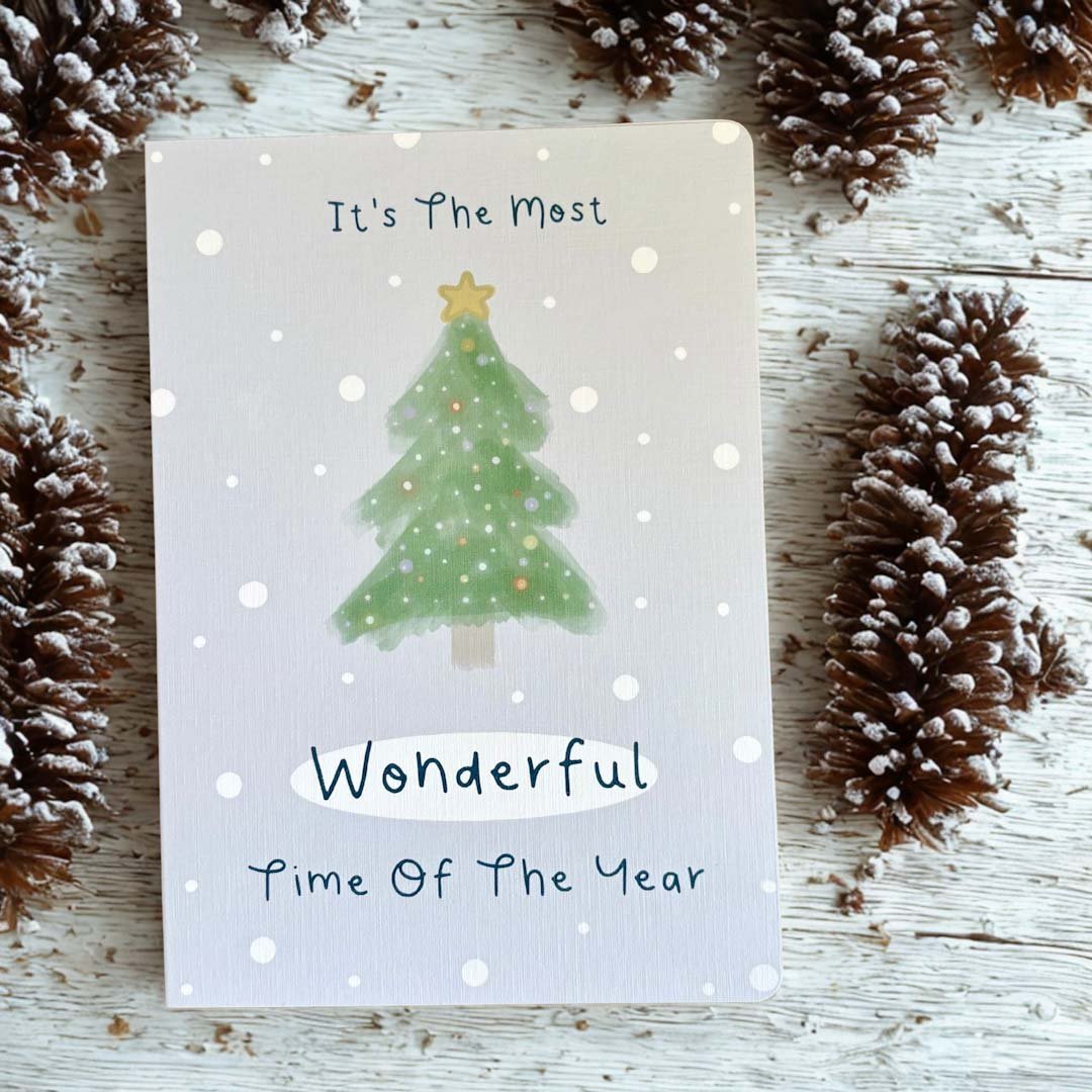 Wonderful Time of the Year Card - Scribble & Print Co - Just Makers Rachel of Scribble & Print Co