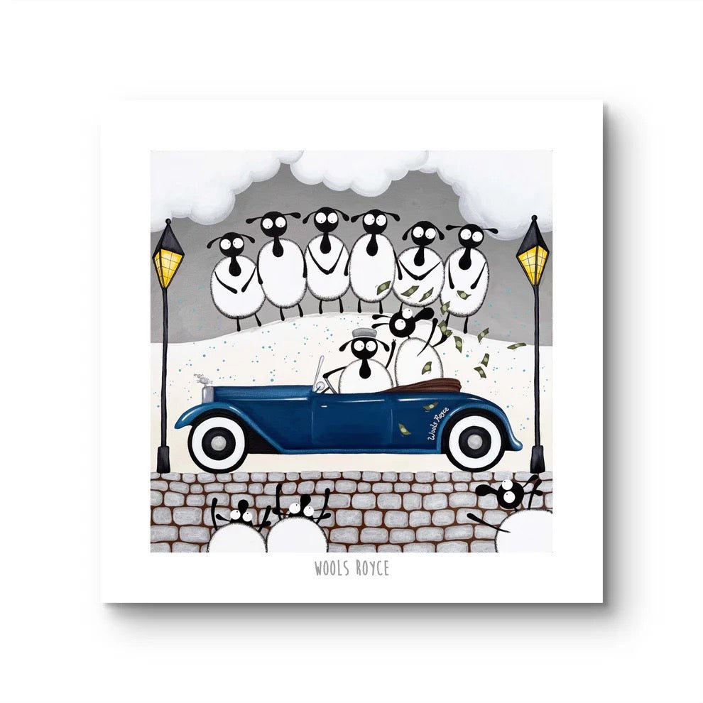 Wools Royce 10" Print - Mervyn Tay Art - Just Makers Mervyn Tay Art