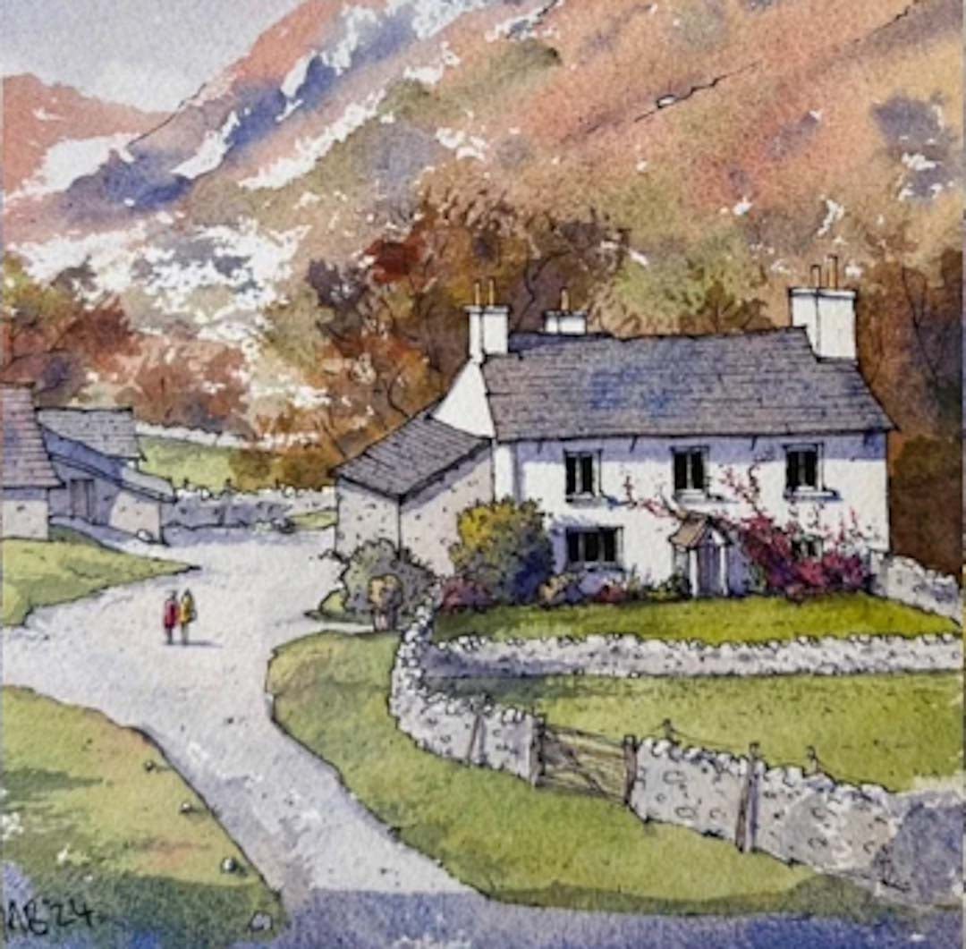 Yew Tree Farm Greeting Card - Matty Burnham_Just Makers