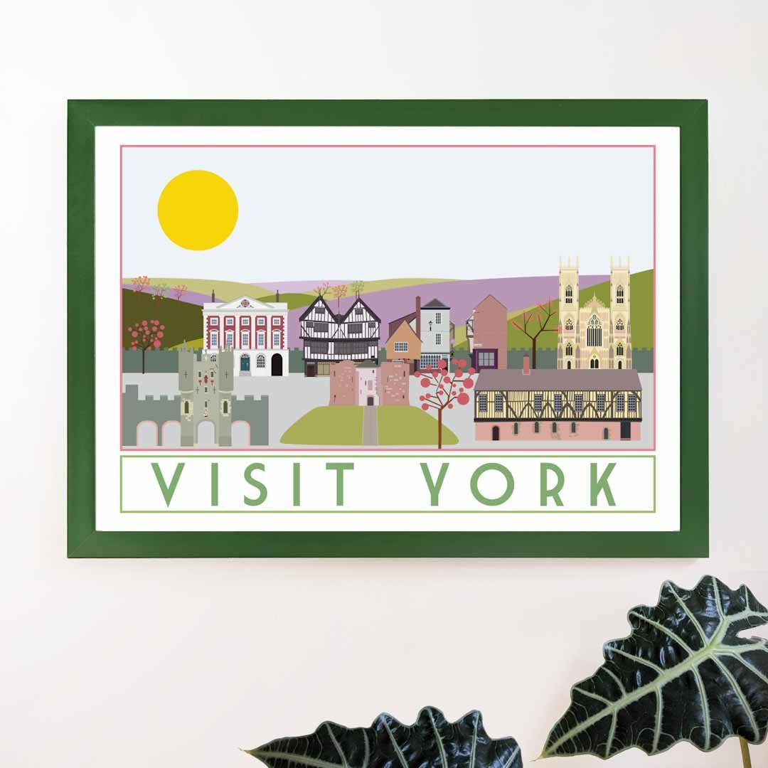 York A4 Print - Sweetpea and Rascal - Just Makers Sweetpea and Rascal