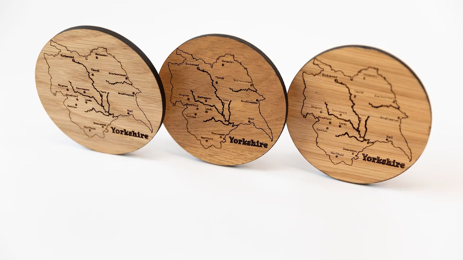 Yorkshire Coaster - Woodcutter Creations_Just Makers