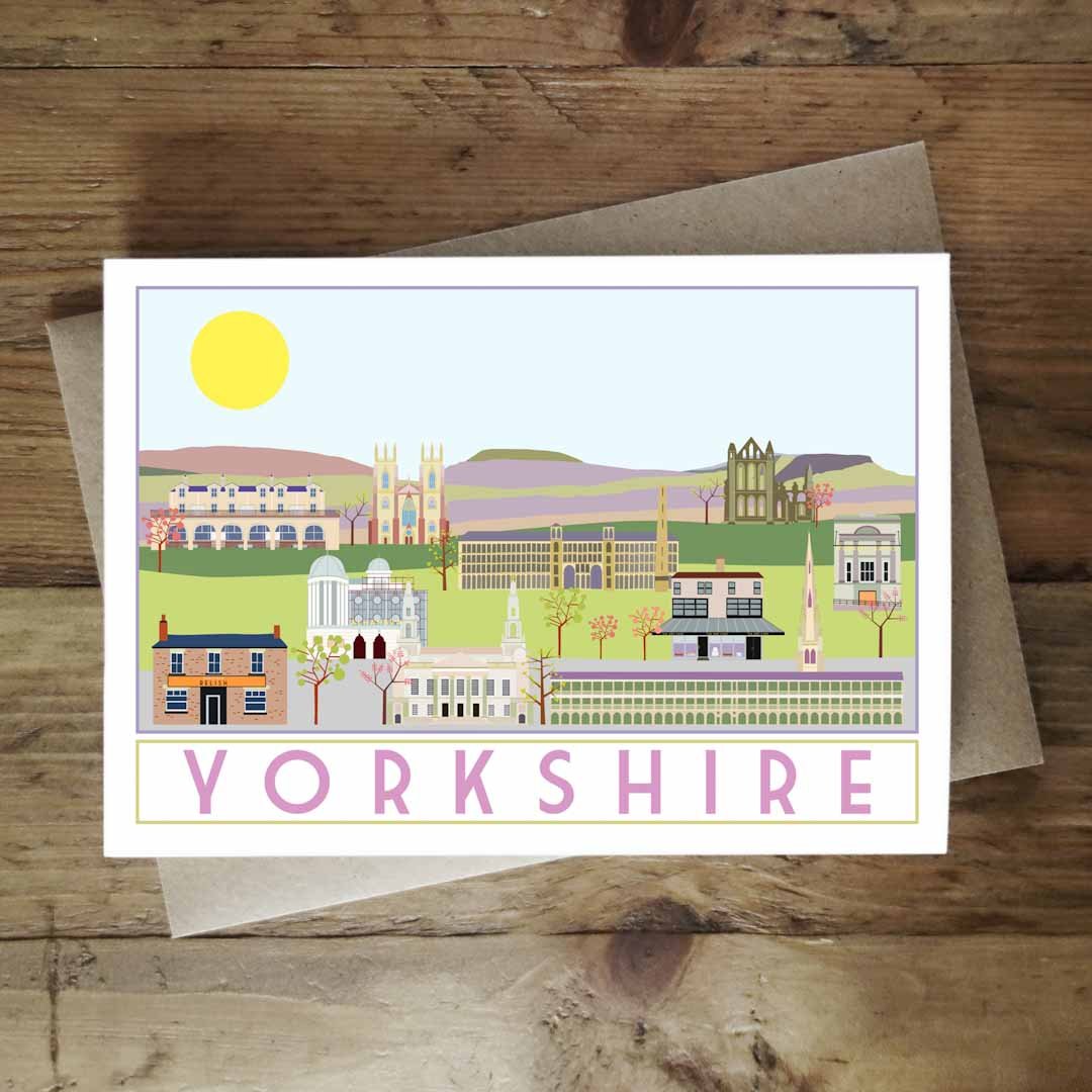 Yorkshire Greeting Card - Sweetpea and Rascal - Just Makers Sweetpea and Rascal