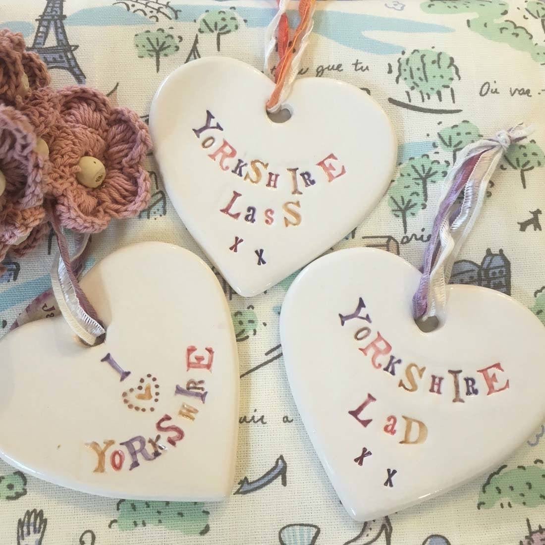 Yorkshire Love Heart - Jamali Annay Designs - Just Makers Jamali Annay Designs