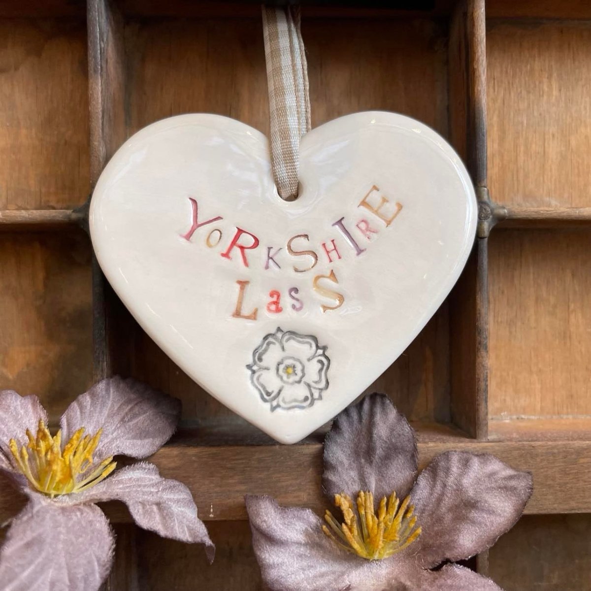 Yorkshire Lass Heart - Jamali Annay Designs - Just Makers Jamali Annay Designs