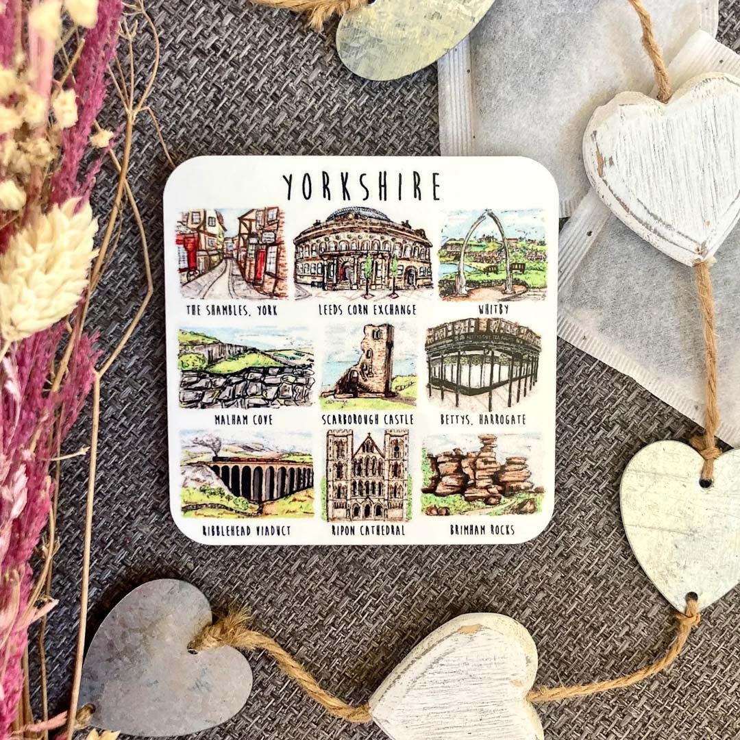 Yorkshire Scenes Coaster - HD Designs - Just Makers HD Designs