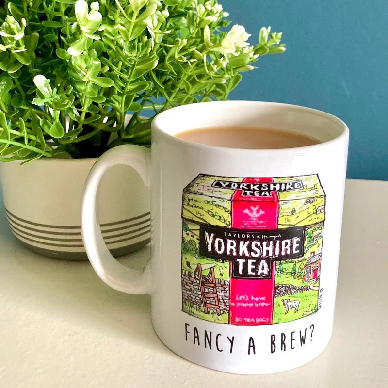 Yorkshire Tea Ceramic Mug - HD Designs_Just Makers