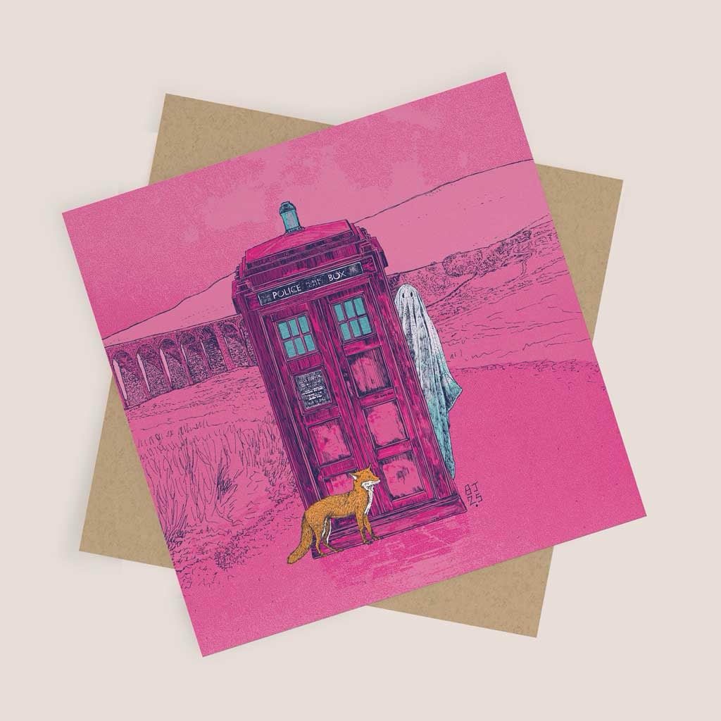 Yorkshire Who Greeting Card - Bejojo Art - Just Makers Bejojo Art