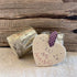 Heart-shaped ceramic plaque with &