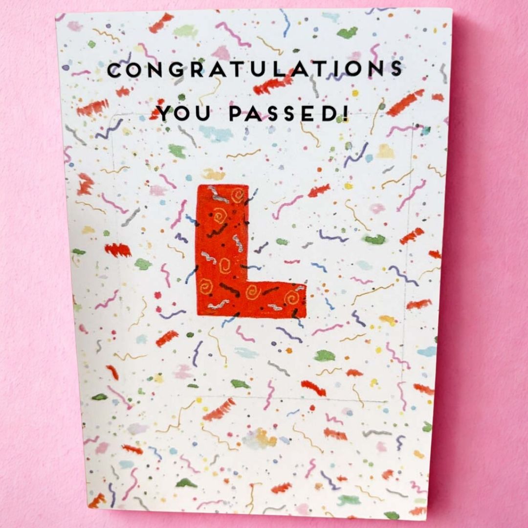 You Passed Greeting Card - Beverley Holgate - Just Makers Beverley Holgate